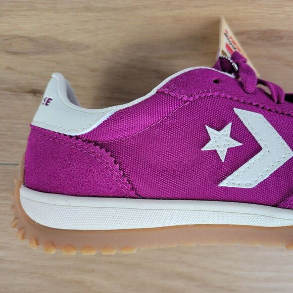 ⭐⭐⭐Converse Run Star Trainer Ox Suede Sz 6 Mens Shoes Sneaker Violet A13361C New - Picture 9 of 10